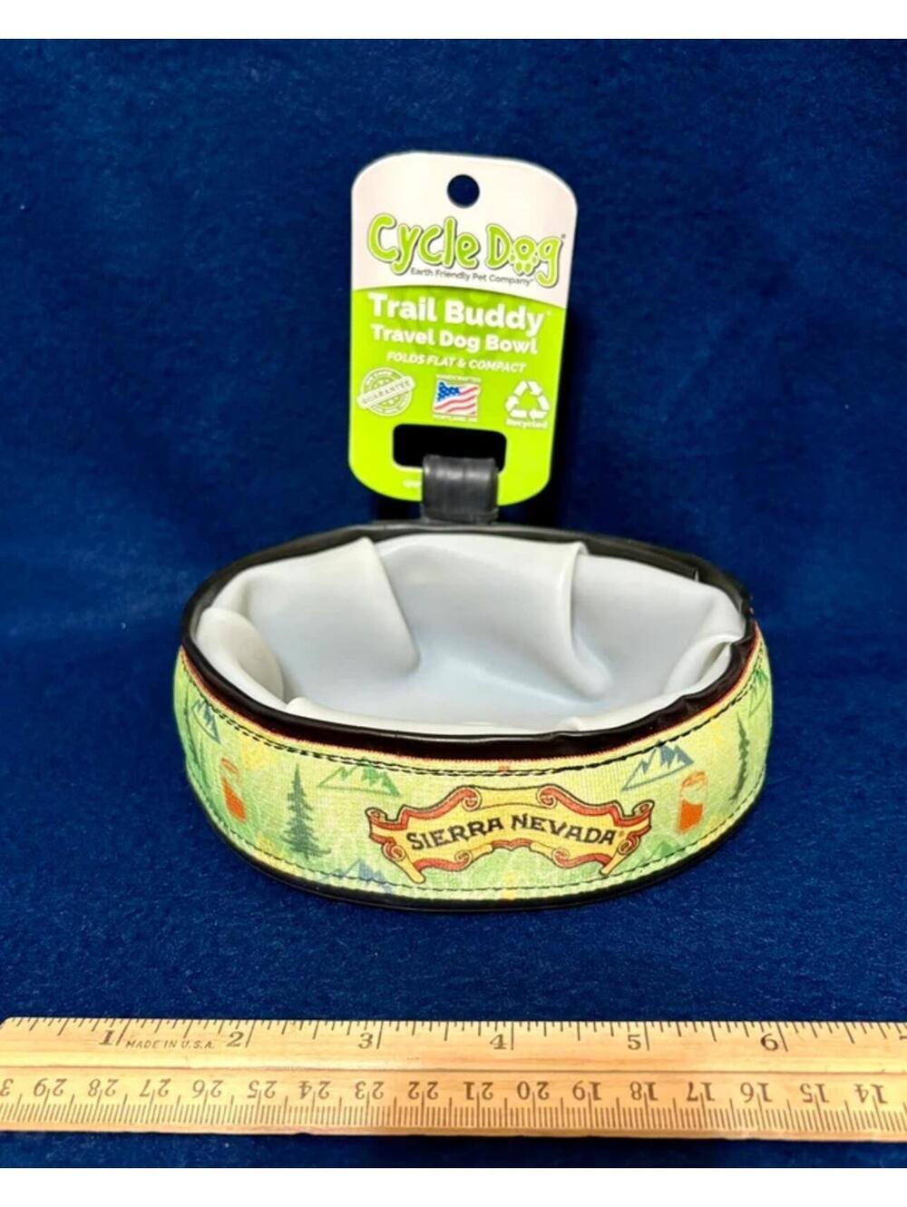 Cycle dog bowl- Sierra Nevada NWT